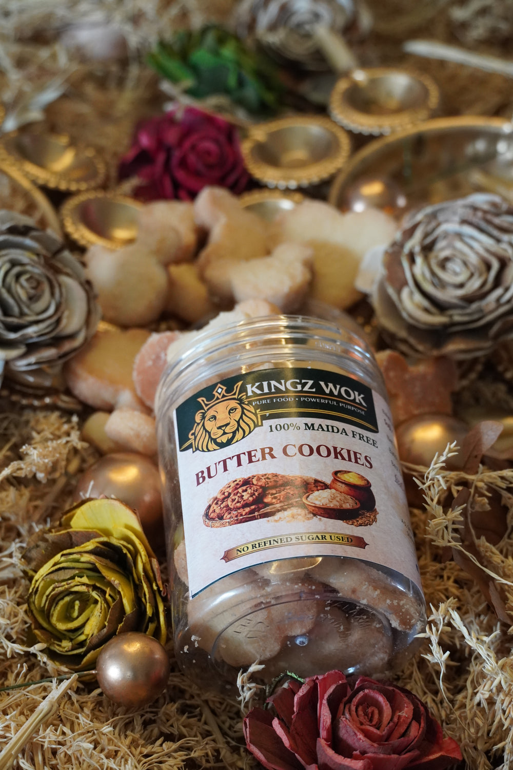 Shudh Ghee Butter Cookies | No Refined Sugar, Healthy Desi Cookies